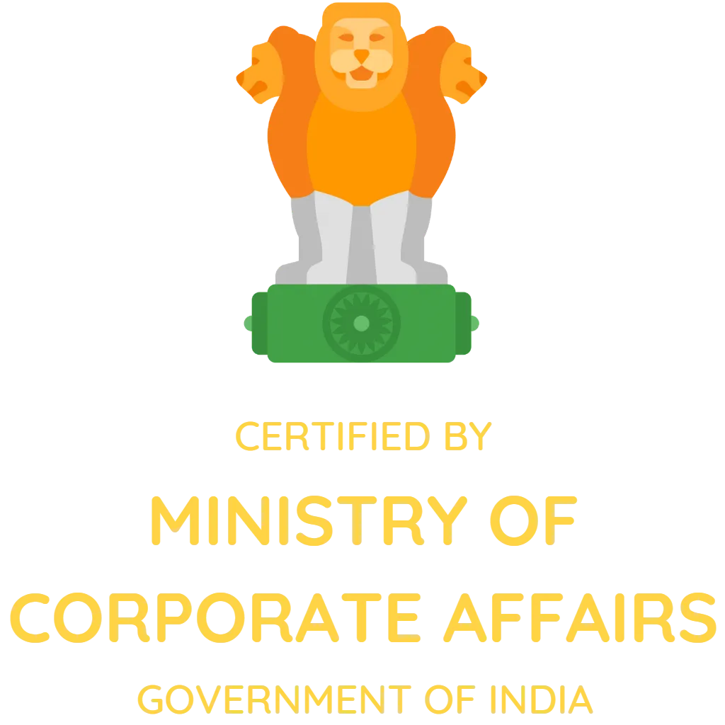 Certified by the Ministry of Corporate Affairs, India