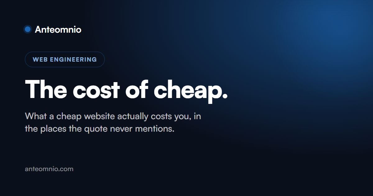 The hidden cost of a cheap website