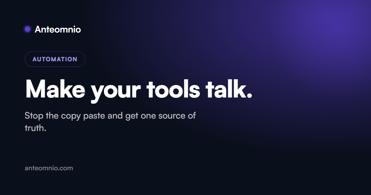 The quiet win of getting your tools to talk