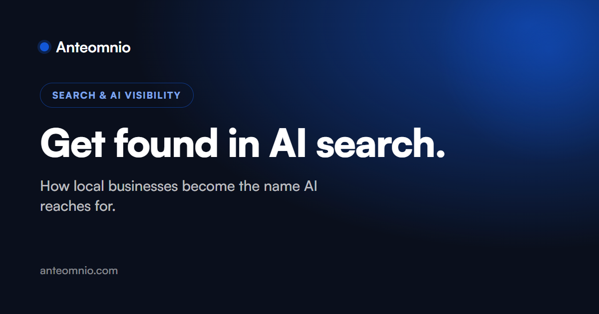 How local businesses get found in AI search