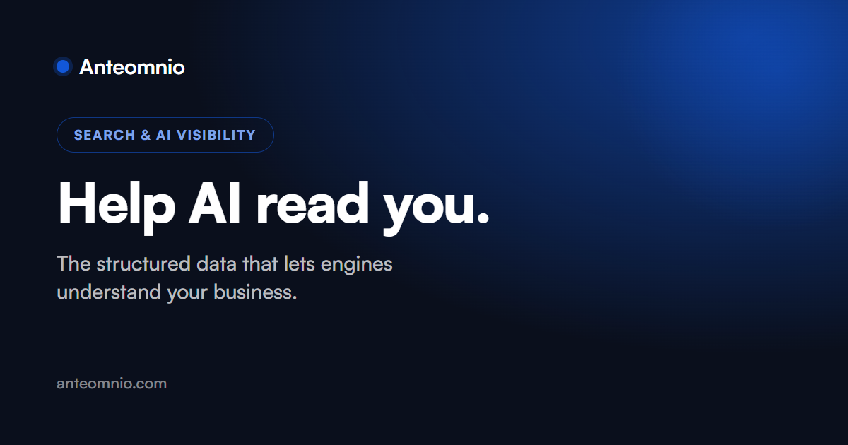 The structured data that helps AI understand you