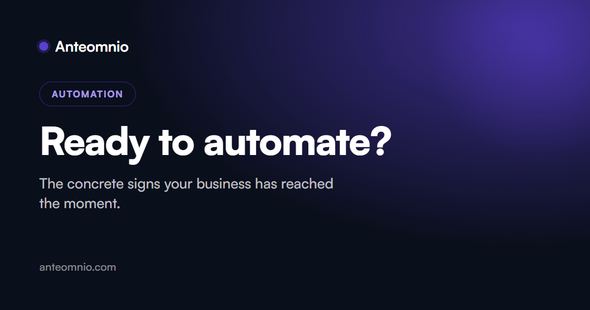 The signs your business is ready to automate