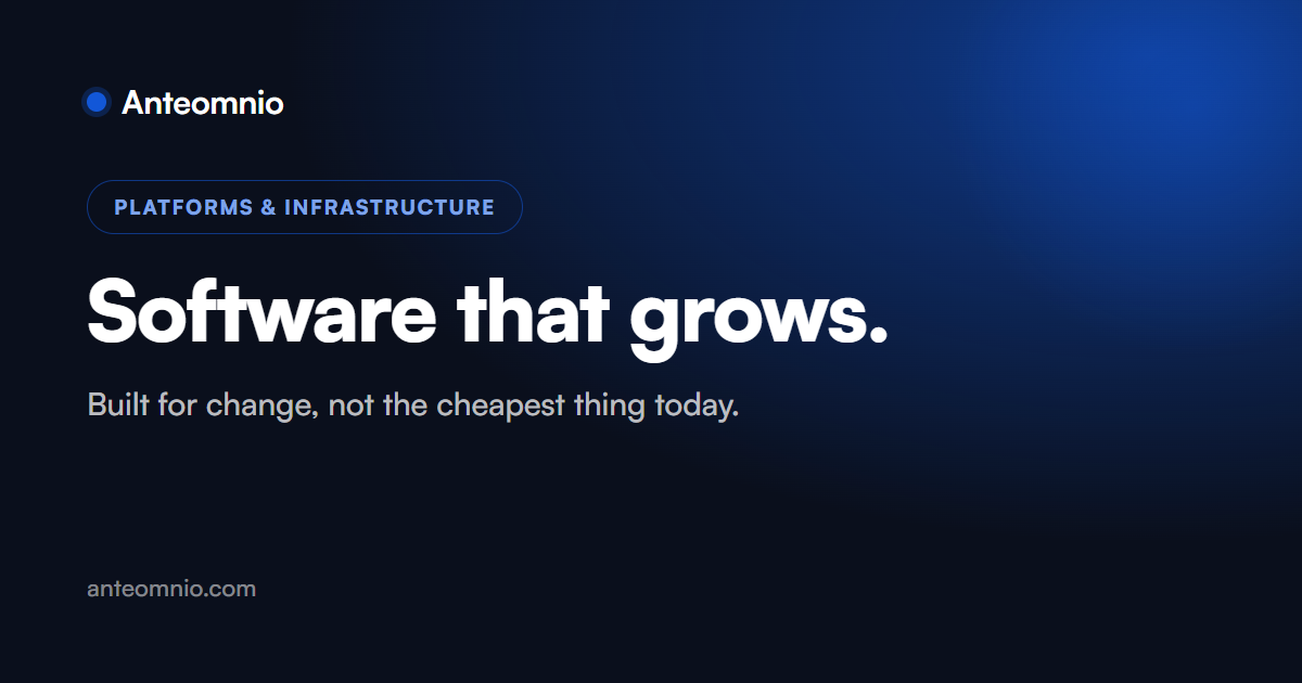 Building software that grows with you