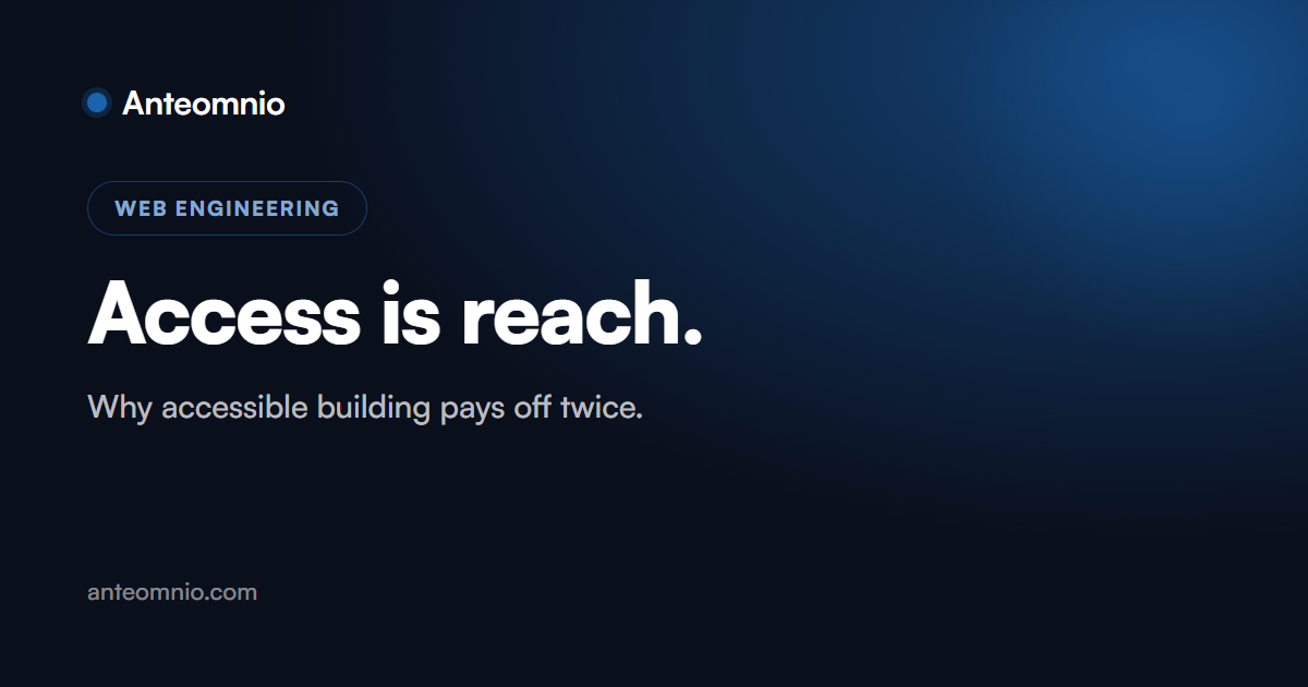 Why an accessible website is worth building