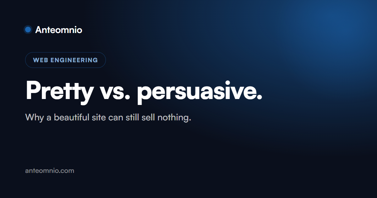 What separates a website that sells