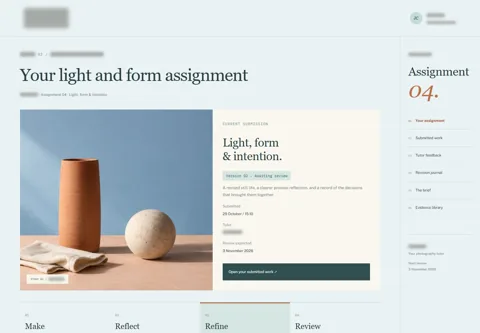 Expanded anonymised project view