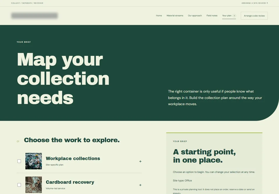 Map your collection needs — identifying labels masked