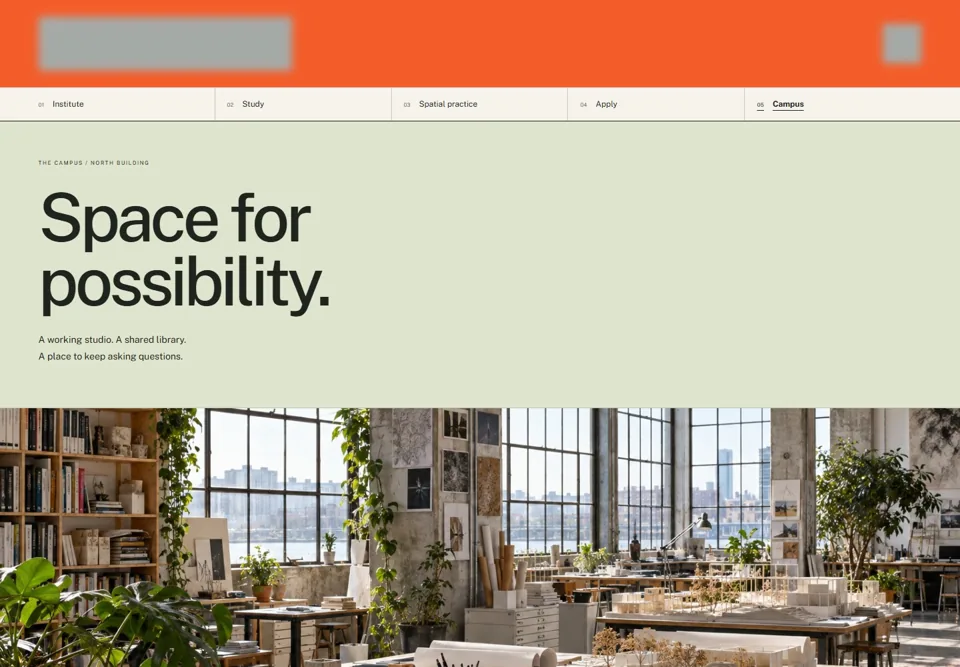 A place to make — identifying labels masked