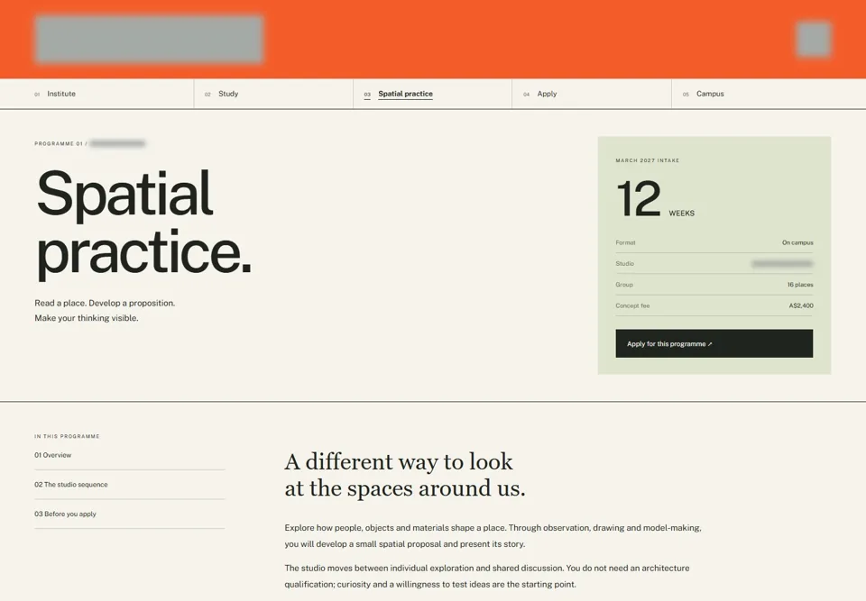 Spatial practice — identifying labels masked