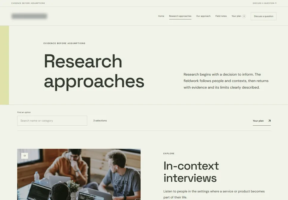 Research approaches — identifying labels masked