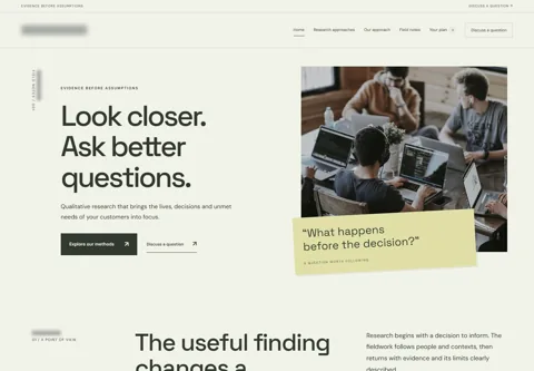 Expanded anonymised project view