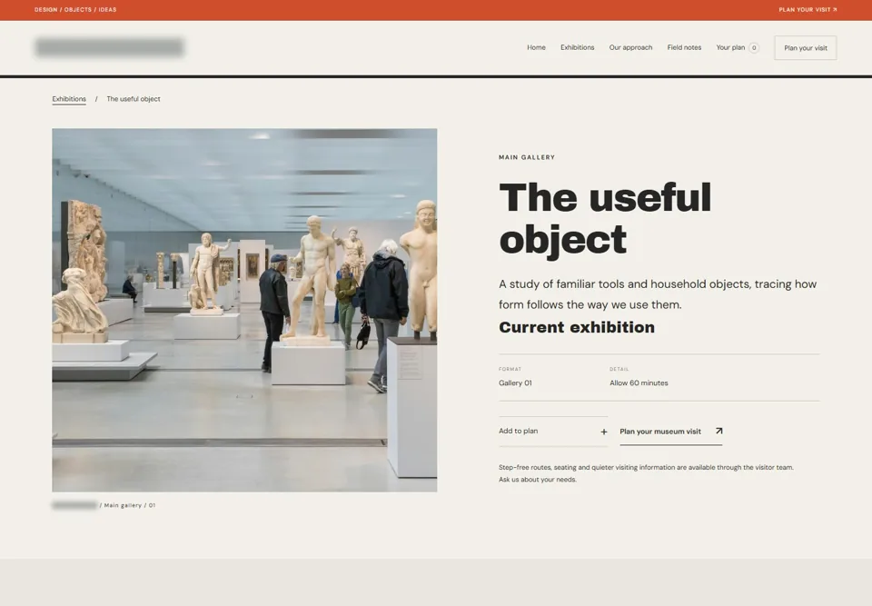 The useful object — identifying labels masked