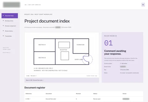 Expanded anonymised project view