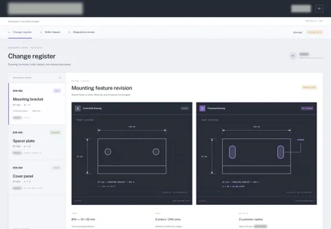 Expanded anonymised project view