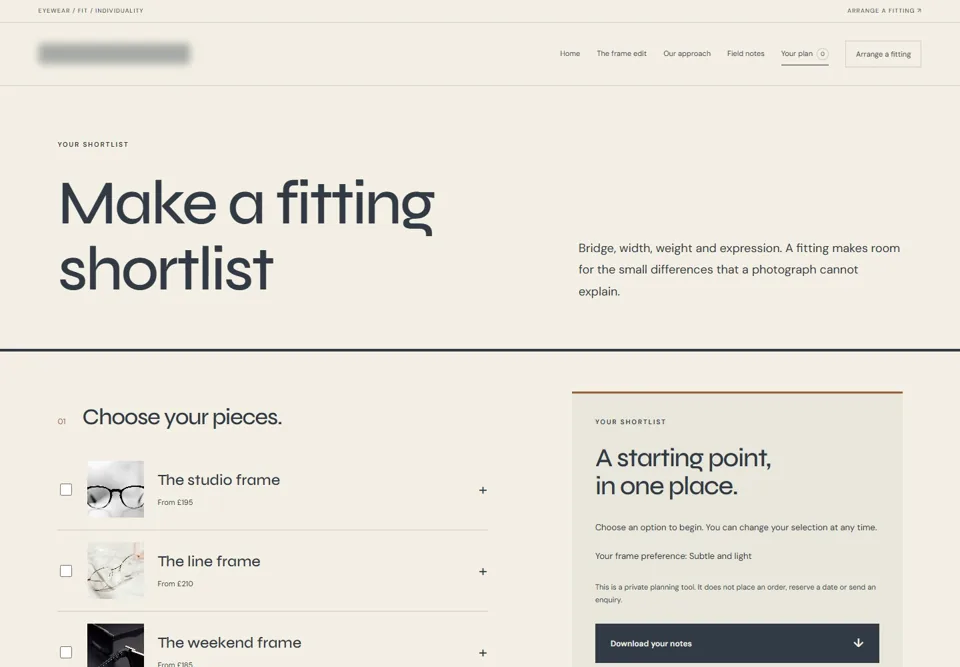 Make a fitting shortlist — identifying labels masked