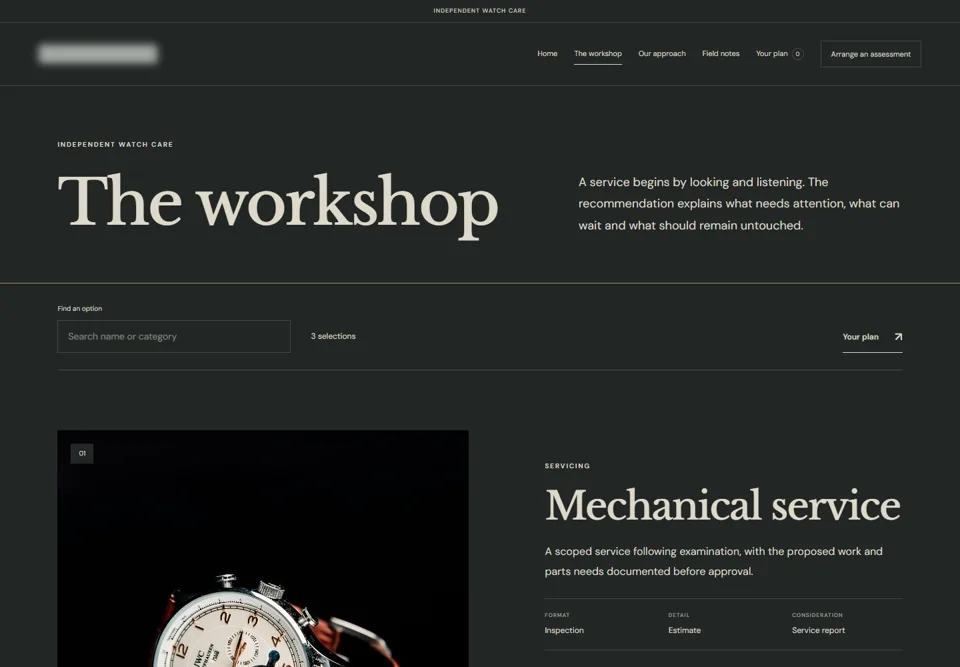 The workshop — identifying labels masked