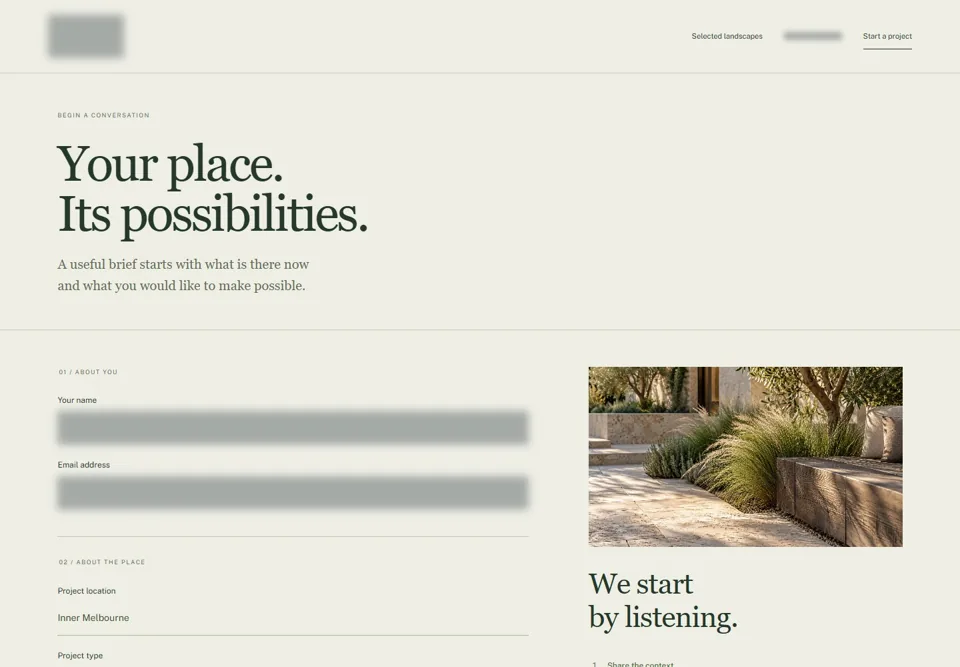 Start a project — identifying labels masked