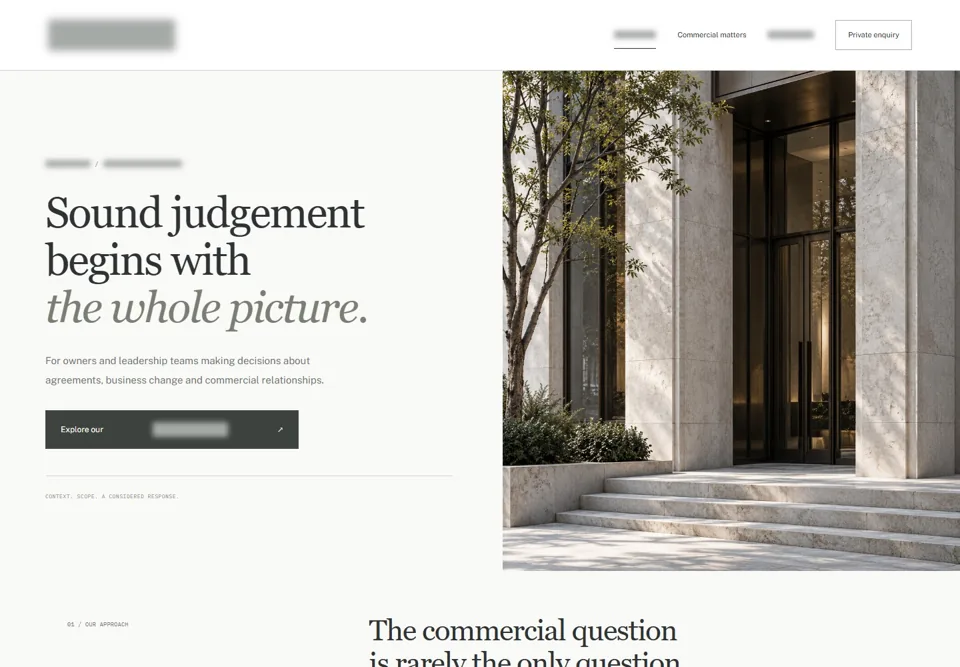 The commercial practice — identifying labels masked