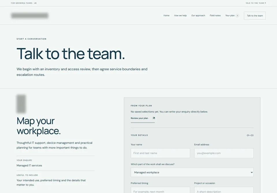 Talk to the team — identifying labels masked