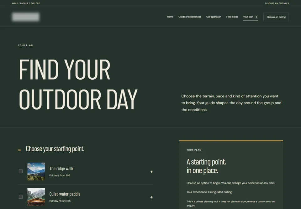 Find your outdoor day — identifying labels masked