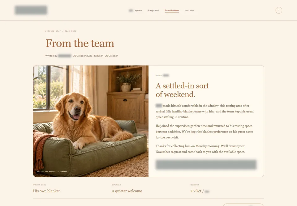 From the team — identifying labels masked