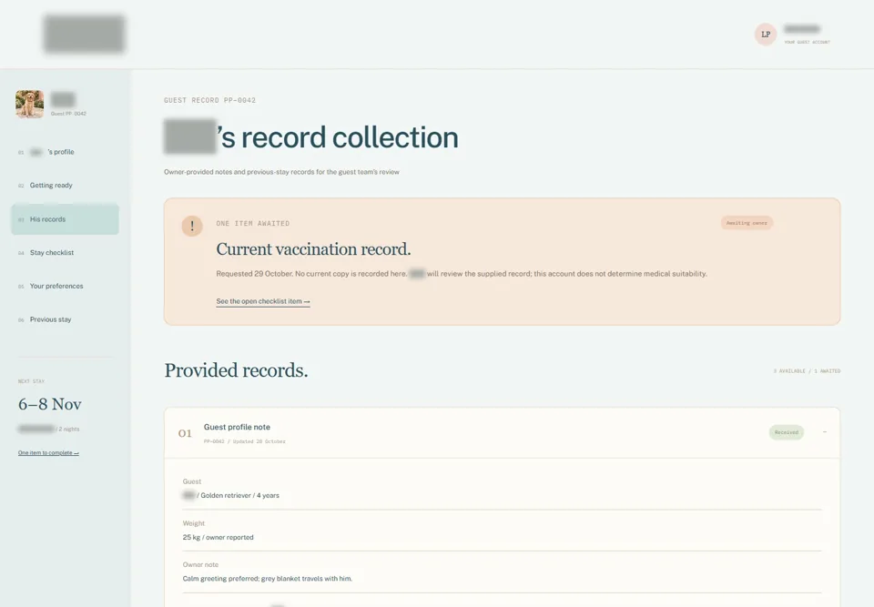 Otis’s record collection — identifying labels masked