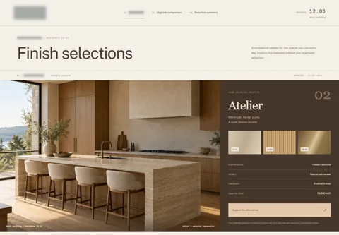 Expanded anonymised project view