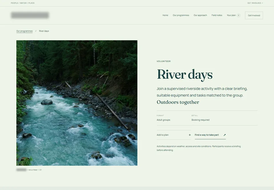 River days — identifying labels masked