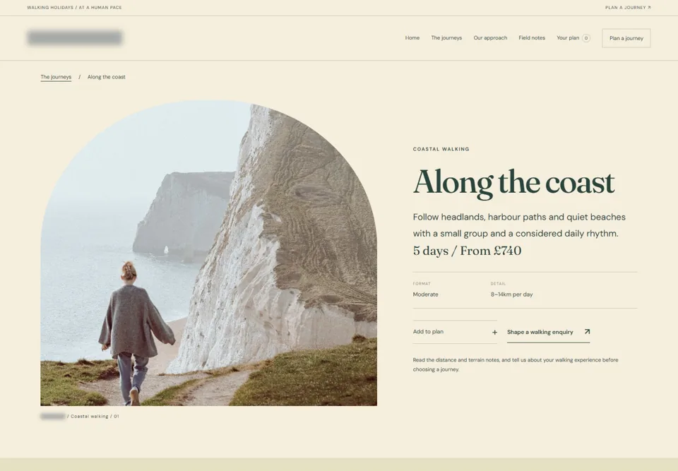 Along the coast — identifying labels masked