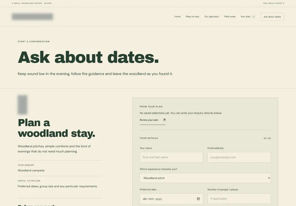 Ask about dates — identifying labels masked