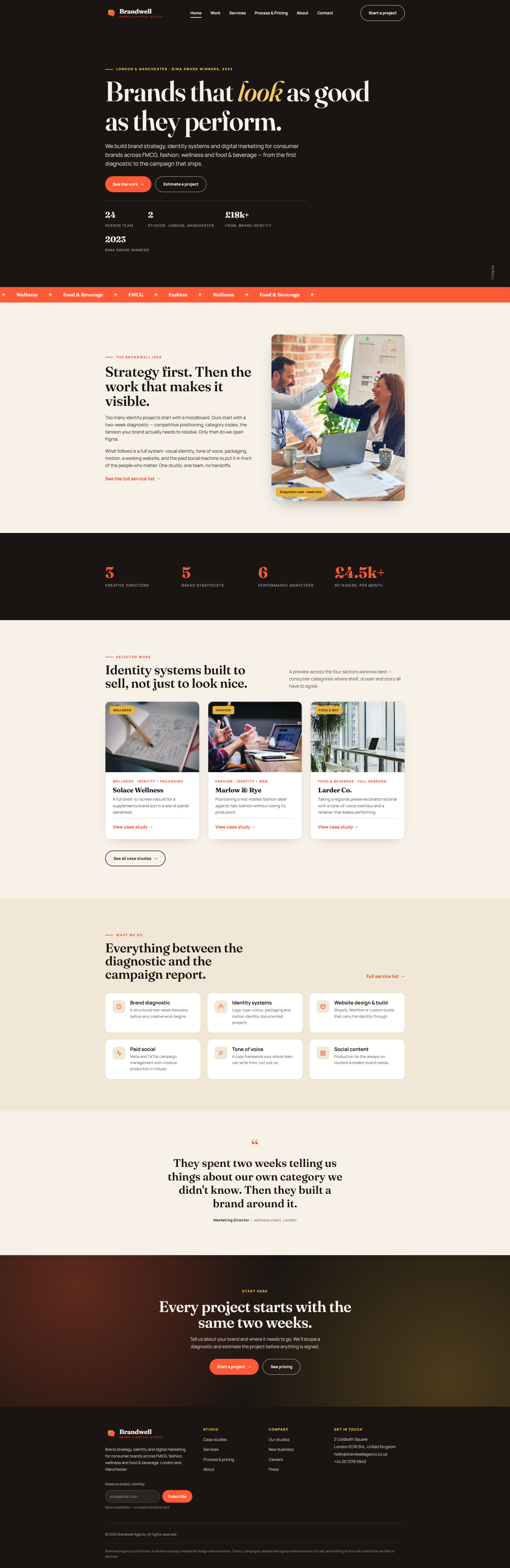 Brand & Digital Studio Website
