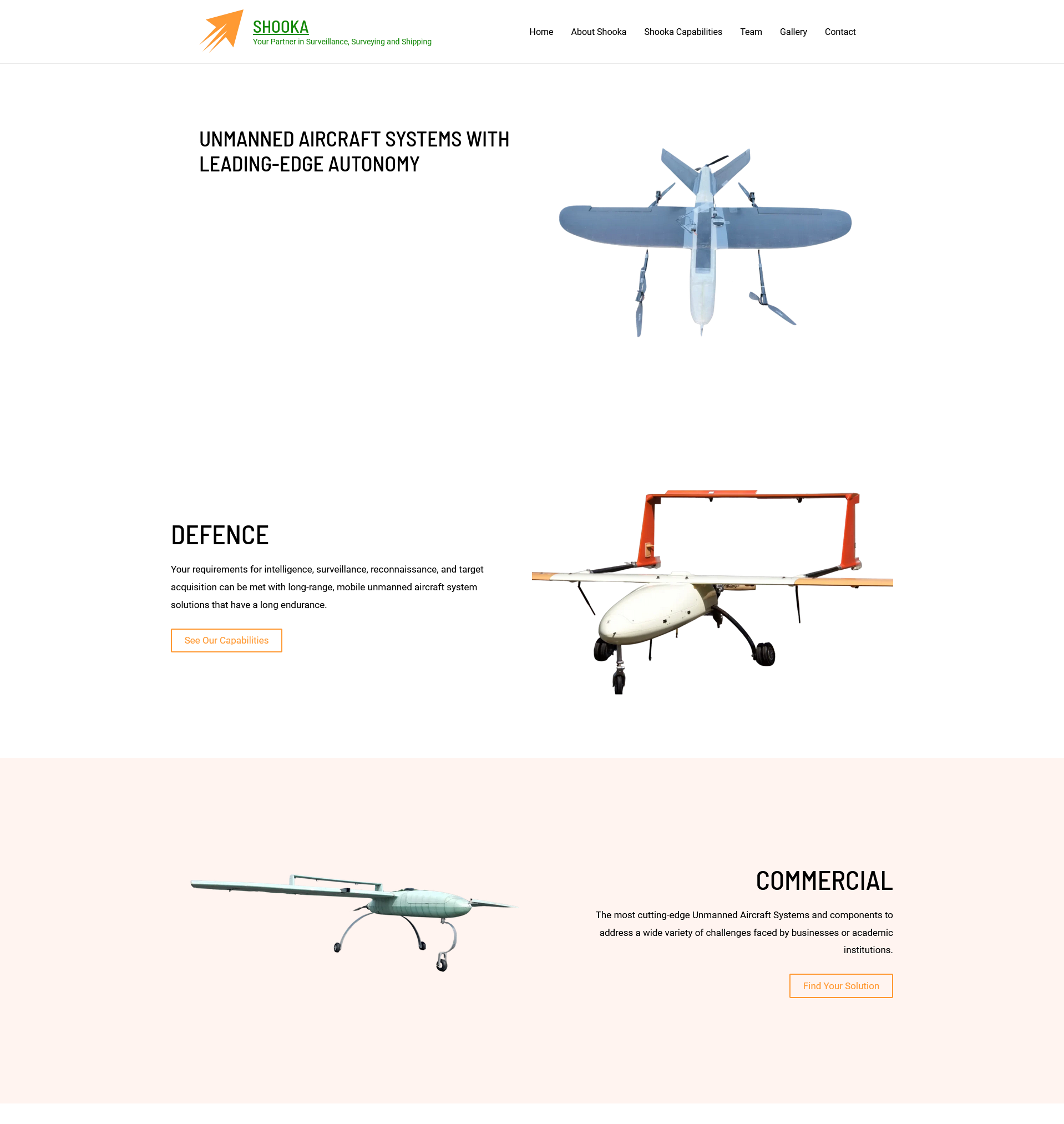 Defence Drone & UAV Website